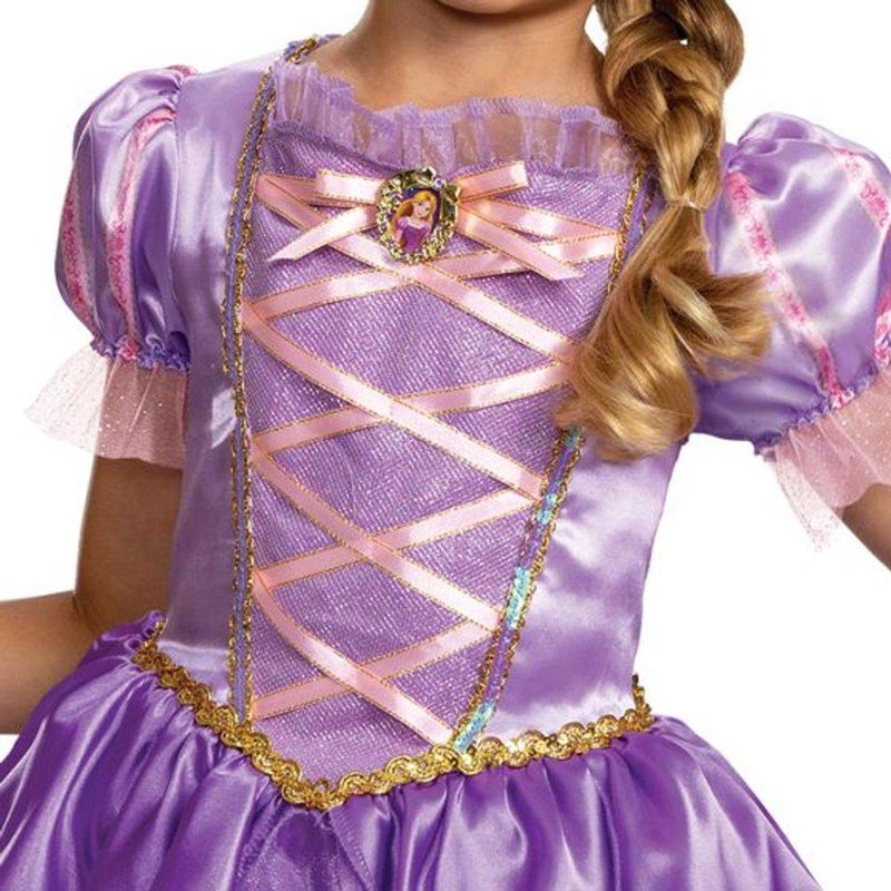 Disney Princess Tangled Rapunzel Costume (S, 4-6 years, Purple) - Image 2